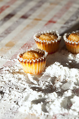 Image showing Small fresh cakes