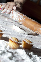 Image showing Preparing delicious cakes