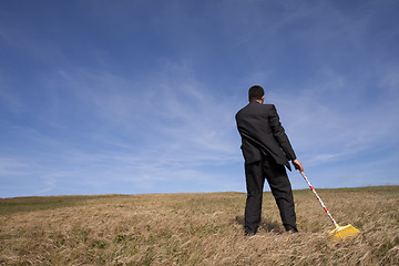 Image showing Cleaning the environment