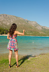 Image showing Throwing stones