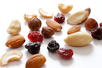 Image showing Fruits and nuts