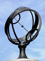 Image showing Sun clock globe