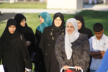 Image showing Muslim Family