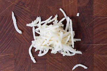 Image showing Grated horseradish