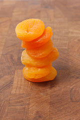 Image showing Dried apricots