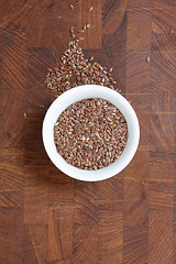 Image showing Flax seeds