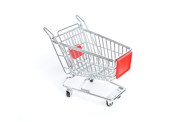 Image showing Miniature shopping trolley