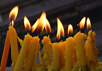 Image showing Temple candles