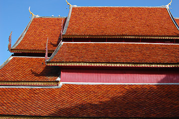 Image showing Temple roof