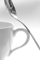 Image showing Spoon and cup