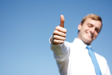 Image showing Thumbs up