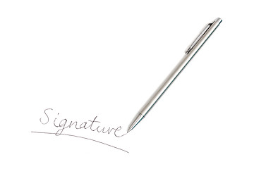 Image showing Signature