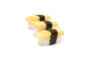 Image showing Omelette nigiri