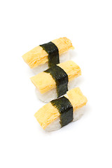 Image showing Omelette nigiri