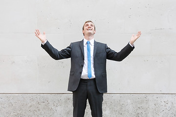 Image showing Happy business man