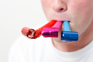 Image showing Party blowers