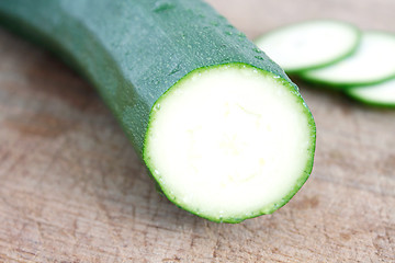 Image showing Courgettes