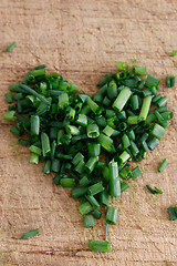 Image showing Chopped chives