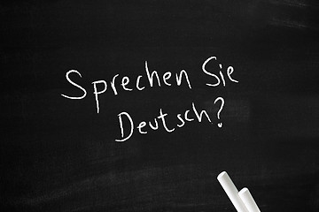 Image showing Sprechen sie Deutsch