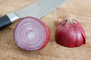 Image showing Red onion