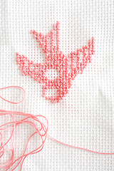 Image showing Cross stitching