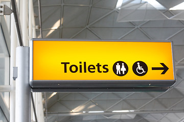 Image showing Toilet sign