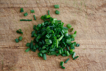 Image showing Chopped chives