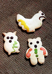 Image showing Animal biscuits