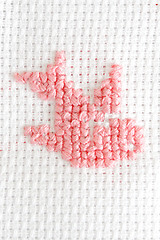 Image showing Cross stitching