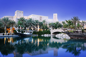 Image showing Madinat Jumeirah in Dubai