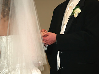 Image showing exchanging rings