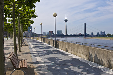 Image showing Rhine promenade