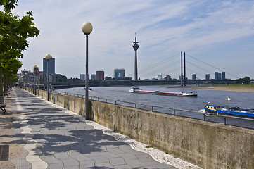 Image showing Rhine promenade