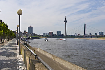 Image showing Rhine promenade