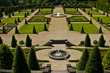 Image showing Garden of Kamp  Abbey