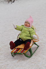 Image showing Go for a drive on a sledge