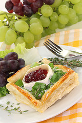 Image showing Goat cheese tartlet