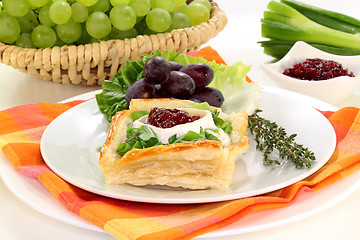 Image showing Goat cheese tartlet