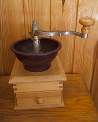 Image showing Manual coffee grinder