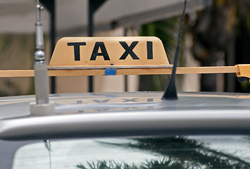 Image showing Taxi sign.