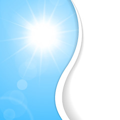 Image showing Blue Summer background with place for your content