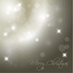 Image showing Vector Christmas background with snowflakes