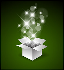 Image showing Magic gift box with a big surprise