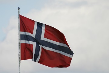 Image showing Norwegian flag