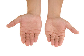 Image showing Open hands