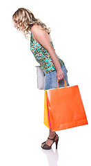 Image showing shopping woman