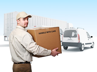 Image showing delivery man