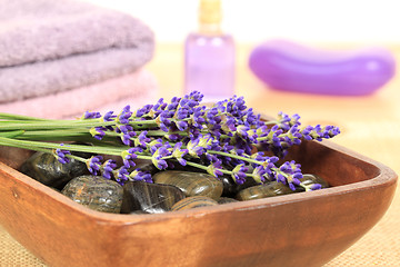 Image showing Lavender spa