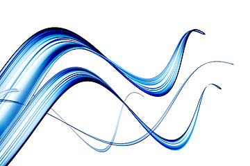 Image showing Abstract 3d waves