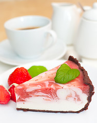 Image showing Strawberry Cheesecake